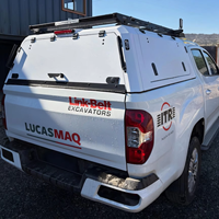 Capots de benne pour pick-up Nissan NP300 BYD Shark Isuzu D-Max, Hard Top en aluminium avec fenêtre coulissante, 5.5ft 6.5ft, pour tout-terrain