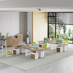 Meubles <span class=keywords><strong>de</strong></span> bureau modulaires <span class=keywords><strong>de</strong></span> haute qualité, design simple, vente chaude, poste <span class=keywords><strong>de</strong></span> <span class=keywords><strong>travail</strong></span> bon marché pour 4 personnes - Product Image 1