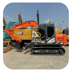 Bulldozer Hitachi ZX70 d'occasion de haute qualité, 7 tonnes, lame de bulldozer, excavatrice sur chenilles, d'occasion du Japon, ZX70 ZX75, petite pelle, faible nombre d'heures, en stock - Product Image 1