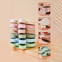Assiette à ventouse en silicone de qualité alimentaire avec cuillère, antidérapante, pour bébé et tout-petit, ensemble repas divisé pour nourrissons et enfants