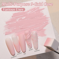 BORN PRETTY – Lot de 9 Gels Pat Pat Multicolores Printaniers – Vente Directe Usine – Kit de Gels Pat Pat Dégradés pour Salon de Manucure