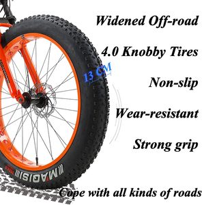 Bicicletta da Montagna per Uomo con Telaio in Acciaio al Carbonio da 26 Pollici, 27 Velocità, Doppia Sospensione, Freni a Disco, Pedali Ordinari Completamente Ammortizzati - Product Image 4