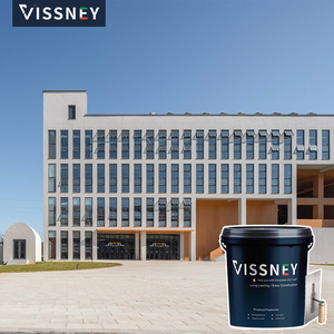 Revêtement liquide Vissney effet pierre acrylique, couleur granit, imperméable et ignifuge, application par pulvérisation pour murs de jardin, haute performance - Product Image 5