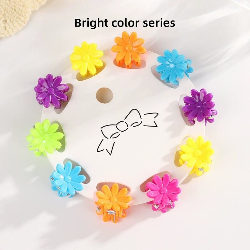 สีสดใส-เดซี่-10ชิ้น/การ์ด