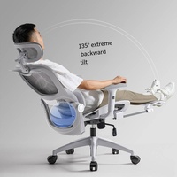 Chaises confortables rotation tissu pivotant gaz levage bureau d'ordinateur ergonomique maille chaise de bureau exécutif