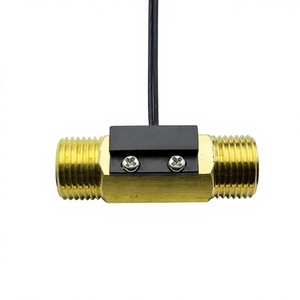 เซ็นเซอร์วัดการไหลของน้ำแบบแม่เหล็กภายนอก ระบบไหลเวียน 4 จุด ทองแดง สวิตช์เริ่มทำงานเมื่อการไหลต่ำ ประเภทผลิตภัณฑ์เซ็นเซอร์วัดการไหล - Product Image 1