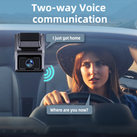 Caméra embarquée 4G LTE Wifi GPS 3 pouces, enregistreur de conduite, boîte noire de voiture, dashcam 4G 2K, double objectif avant et arrière, diffusion en direct sur téléphone