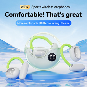 Écouteurs de sport sans fil Bluetooth avec cordon détachable, commande tactile, charge Type C - Product Image 3