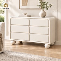 Commode sur mesure HarmTai, moderne et écologique, avec 6 tiroirs, meuble de rangement gain de place pour chambre, salon, appartement