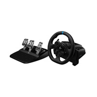 Volant de Course et Pédalier Logitech G923 Driving Force pour PS5 PS4 PC, Équipement de Jeu