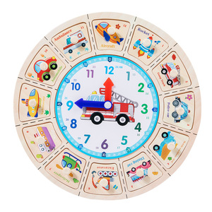 Vente en gros de la petite enfance éducation Puzzle horloge jouet horloge numérique correspondant à la main pour les nourrissons et la <span class=keywords><strong>maternelle</strong></span> - Product Image 4