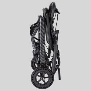 Fauteuil roulant manuel en aluminium léger avec siège rembourré pour personnes âgées, pliable et portable, 8,1 kg, fabriqué en Guangdong - Product Image 3