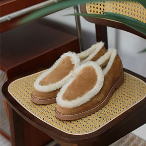 รองเท้าหนังแท้ฟูลเกรนของอังกฤษ ระบายอากาศได้ดี แบบผูกเชือก เหมาะสำหรับฤดูร้อนและฤดูใบไม้ผลิ ใช้ได้ทั้งในออฟฟิศและอาชีพต่างๆ บุด้วยผ้าฟลีซ หนังแท้ ปลายเท้าทรงเหลี่ยม - Product Image 1