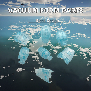 Service de prototypage rapide sur mesure, pièces en plastique thermoformées sous vide en acier inoxydable, ABS, résine transparente, coques, machines thermoformées - Product Image 2