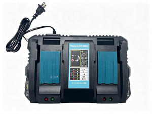 OEM ODM 14.4V-18V 2A-6A Li-ion <b>Battery</b> <b>Charger</b> Compatible for <b>Makita</b> Replacement DC18RD Charging with Multiple Output Plug - Product Image 1