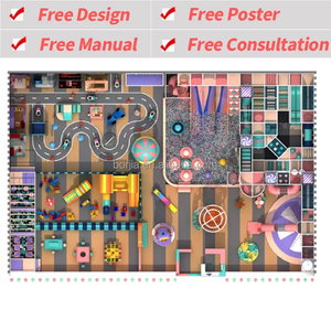 Équipement de jeux d'intérieur commercial de 1500 m² pour enfants, parcs de jeux pour tout-petits, aire de jeux souple pour enfants, fabriqué en Chine - Product Image 2