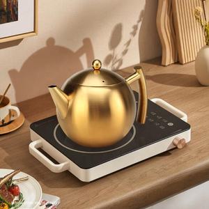 Hot Water Fast to Boil 1L Capacity <b>Removable</b> Copper Filter Stainless Steel Teapot - Product Image 1