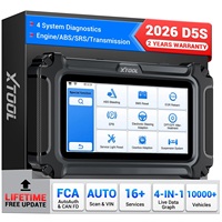 Nouvelle machine de diagnostic automobile XTOOL D5S 2026, outil d'inspection du moteur de voiture, lecteur de code universel, scanner OBD2, mise à jour gratuite
