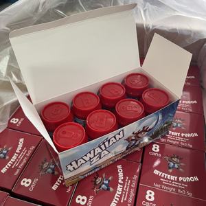 定制 PCR25 罐装汽水 3.5 克 塑料可食用糖果饼干软糖香草包装塑料罐汽水罐套装带标签 - Product Image 2