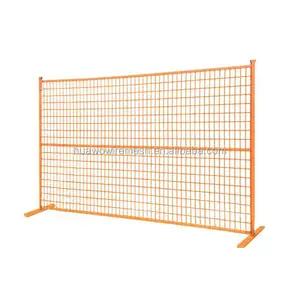 לוחות גדר אבטחה זמניים לגדרות מודרניות בעלות נמוכה בעלות נמוכה רשת מתכת ארוכה עבור עמודים ניידים בחווה ובספורט