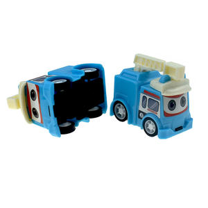 Jouets de voiture d'ingénierie Gashapon pour enfants, véhicules mignons de dessin animé, voiture à tirer en arrière, petit cadeau pour les bébés de plus de 3 ans - Product Image 6