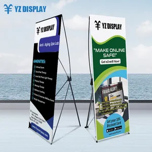 X Stand Banner Display Good Quality Stands X Banner stand for Exhibition and Advertising