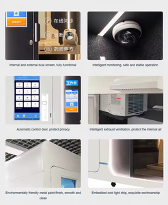 สถานีตรวจสุขภาพอัจฉริยะอเนกประสงค์ บริการดูแลสุขภาพด้วยตนเอง ตรวจสุขภาพทางกายภาพ สถานีให้คำปรึกษาทางไกล ผลิตจากโรงงาน - Product Image 3