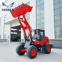 Chargeur diesel multifonctionnel NIMBUS à quatre roues motrices, performances puissantes, adapté aux chantiers de construction et aux entrepôts