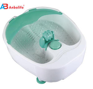 Anbolife, masajeador de baño de Spa de pies eléctrico infrarrojo de 60W con rodillos de masaje desmontables, función de burbuja de vibración de calor, Material PP - Product Image 6