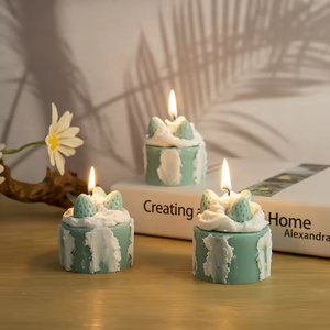 Handmade Strawberry Cake Scented <b>Candle</b> <b>Gift</b> Box Aroma <b>Candle</b> Wedding Favors Birthday Present Souvenir - Product Image 2