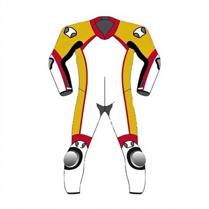 ชุดมอเตอร์ไซค์หนังคุณภาพสูงสไตล์ใหม่ ชุดแข่งรถ เยอรมนี สหรัฐอเมริกา - Product Image 1