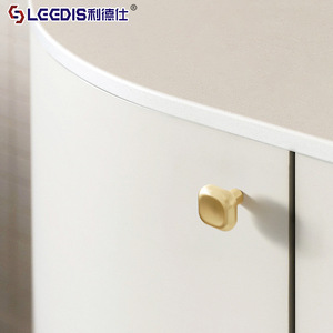 Legdis Cabinet <b>Knobs</b> Square Zinc Alloy Minimalist Wardrobe Drawer Handles Durable - Product Image 2