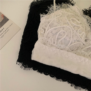 Débardeur en dentelle sans manches pour femmes, haut en crochet, chemisier, bralette, soutien-gorge, camisole, haut court - Product Image 5