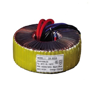 Заказной однофазный тороидальный силовой трансформатор с низким уровнем шума, высокой эффективностью, медной обмоткой, CE, для входа/выхода - Product Image 5