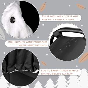 ที่คลุมที่นั่งใน<span class=keywords><strong>รถ</strong></span>สำหรับเด็กทารกใน<span class=keywords><strong>รถ</strong></span>ยนต์แบบพกพาน้ำหนักเบาใช้คลุมที่นั่งในรถยนต์สำหรับฤดูหนาว - Product Image 2