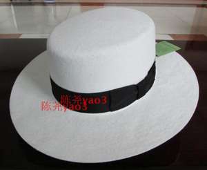 Chapeau classique R121 en 100 % laine, à large bord plat, décontracté, pour fête, unisexe, en laine australienne - Product Image 3