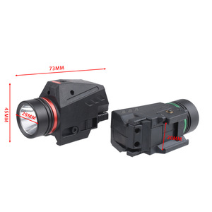 Lampe torche laser tactique à faisceau rouge et vert, LED haute intensité, avec queue de souris, pour usage extérieur - Product Image 4