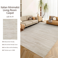 Tapis de salon moderne abstrait minimaliste, luxe léger, haut de gamme, pour canapé, table basse, chambre à coucher, chevet, usage domestique personnalisé, couleur crème