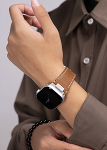 <span class=keywords><strong>Cinturino</strong></span> di Lusso in Pelle per <span class=keywords><strong>Apple</strong></span> <span class=keywords><strong>Watch</strong></span> <span class=keywords><strong>Ultra</strong></span> 3 2 Serie 11 10 9 45mm, <span class=keywords><strong>Cinturino</strong></span> Sostitutivo Originale - Product Image 6