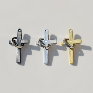 Cross Pendant <b>Necklace</b> Stainless Steel Men's Personalized Jewelry Gift Hip Hop Retro Style <b>Titanium</b> Steel Chain Accessory - Product Image 4