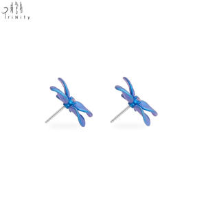New Collection Titanium Metal Wholesale Manufacturer Export Jewelry <b>Earring</b> Fine Jewelry Titanium Real Natural Spinel <b>Earrings</b> - Product Image 2