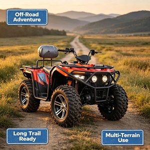 <span class=keywords><strong>Quad</strong></span> 4x4 tout-terrain à essence pour adultes, <span class=keywords><strong>prix</strong></span> <span class=keywords><strong>d</strong></span>'usine, transmission par arbre indépendant, 70 km/h, vente en gros - Product Image 6