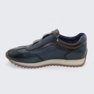 LANCI Marque privée <span class=keywords><strong>de</strong></span> fabricants <span class=keywords><strong>de</strong></span> <span class=keywords><strong>chaussures</strong></span> en cuir Baskets Silp on Logo personnalisé <span class=keywords><strong>Chaussures</strong></span> <span class=keywords><strong>de</strong></span> luxe en cuir véritable <span class=keywords><strong>pour</strong></span> hommes - Product Image 4