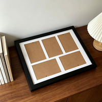 Cadre photo en bois imprimé sérigraphié tendance, en MDF, pour décoration de bureau à domicile, pliable, mural, moderne, DIY