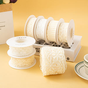 3,8 см/4 см/7 см вышитая хлопковая кружевная отделка для свадеб и Дня Святого Валентина, сделано в Китае из полиэстера - Product Image 2