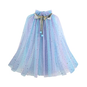 Capa de Princesa para Niñas, Capa para Fiesta de Navidad o Cumpleaños con Tiara, Corona y Joyas para Disfraces de Niñas Pequeñas - Product Image 1