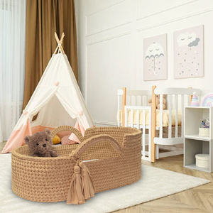 Ensemble de paniers à <span class=keywords><strong>langer</strong></span> pour bébé en Crochet fait à la main, panier Moïse, <span class=keywords><strong>table</strong></span> à <span class=keywords><strong>langer</strong></span> pour <span class=keywords><strong>commode</strong></span> - Product Image 3