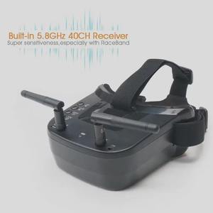 VR009 Portable Mini FPV Headset 3.0 Inch 480X320 HD Display 5.8GHz 40CH Built-in Battery FPV Video Goggles For <b>RC</b> Racing <b>Drone</b> - Product Image 3
