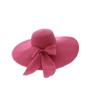 Phụ nữ ngoài trời của <span class=keywords><strong>Floppy</strong></span> Raffia rơm Sun <span class=keywords><strong>hat</strong></span> UPF 50 + bảo vệ bán buôn giá rẻ Phụ nữ dệt Giấy Bãi biển cap du lịch thể thao giản dị - Product Image 6