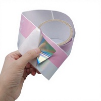Blush kualitas tinggi warna pribadi termal harga grosir tahan air label printer label stiker untuk roll